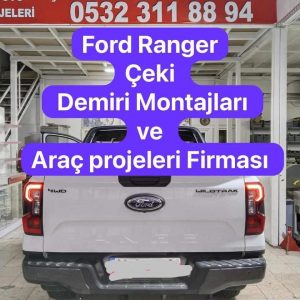 ford ranger KAMYONET Çeki Demiri Takma montajı ve araç proje firması Ankara